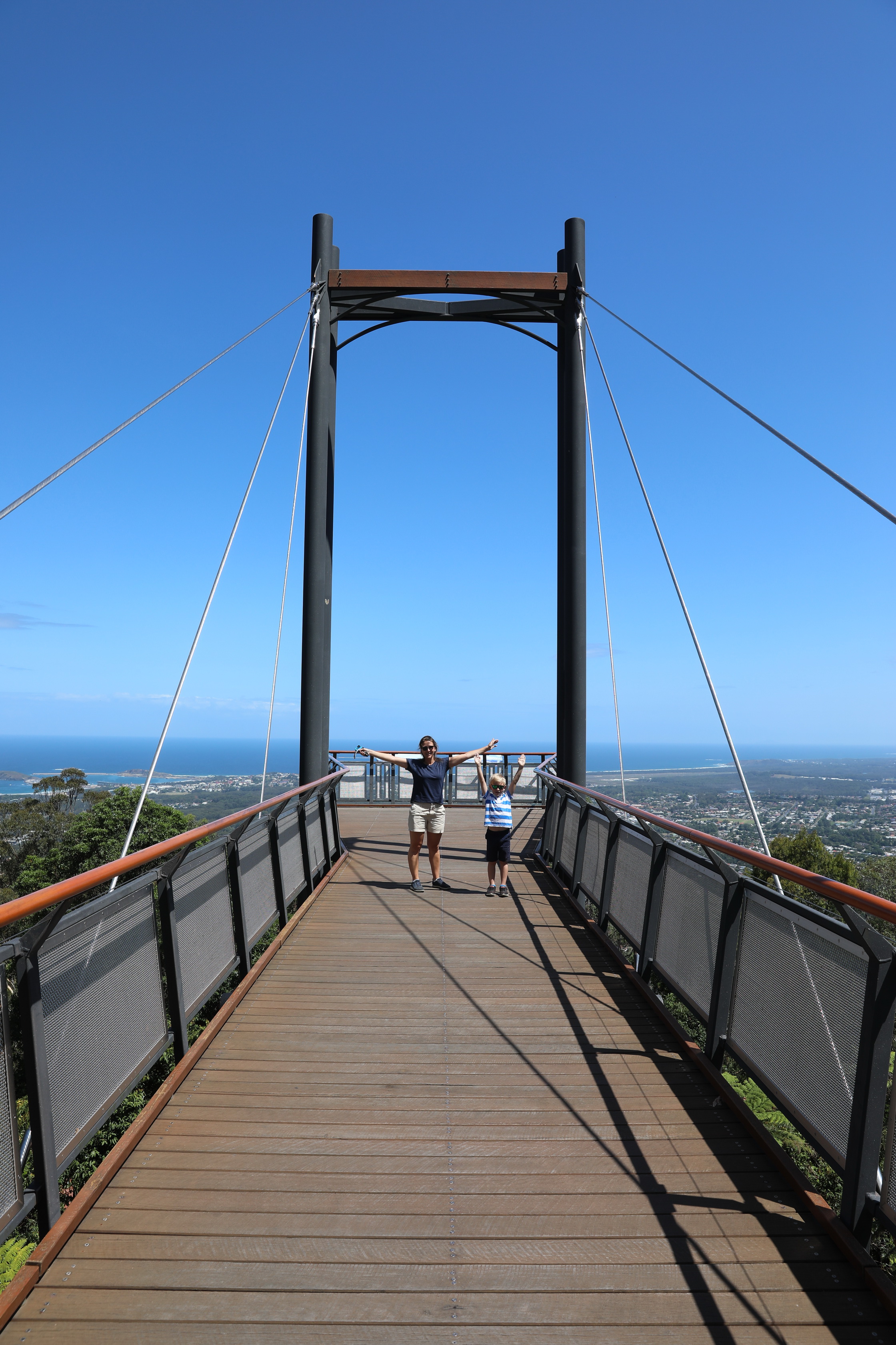 Forest Sky Pier Lookout auf Coffs Harbour